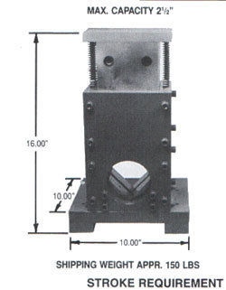 No. 3000 Cut Off Die - for square tubing