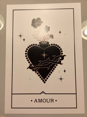 Tirage signé Amour