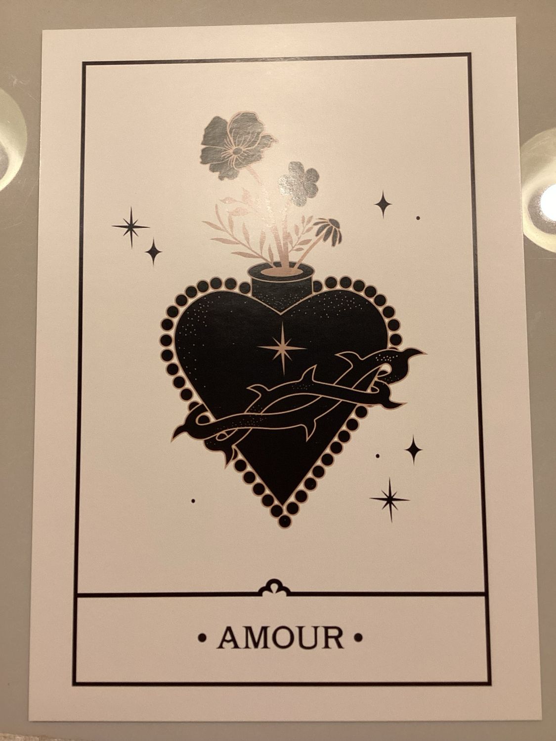 Tirage signé Amour