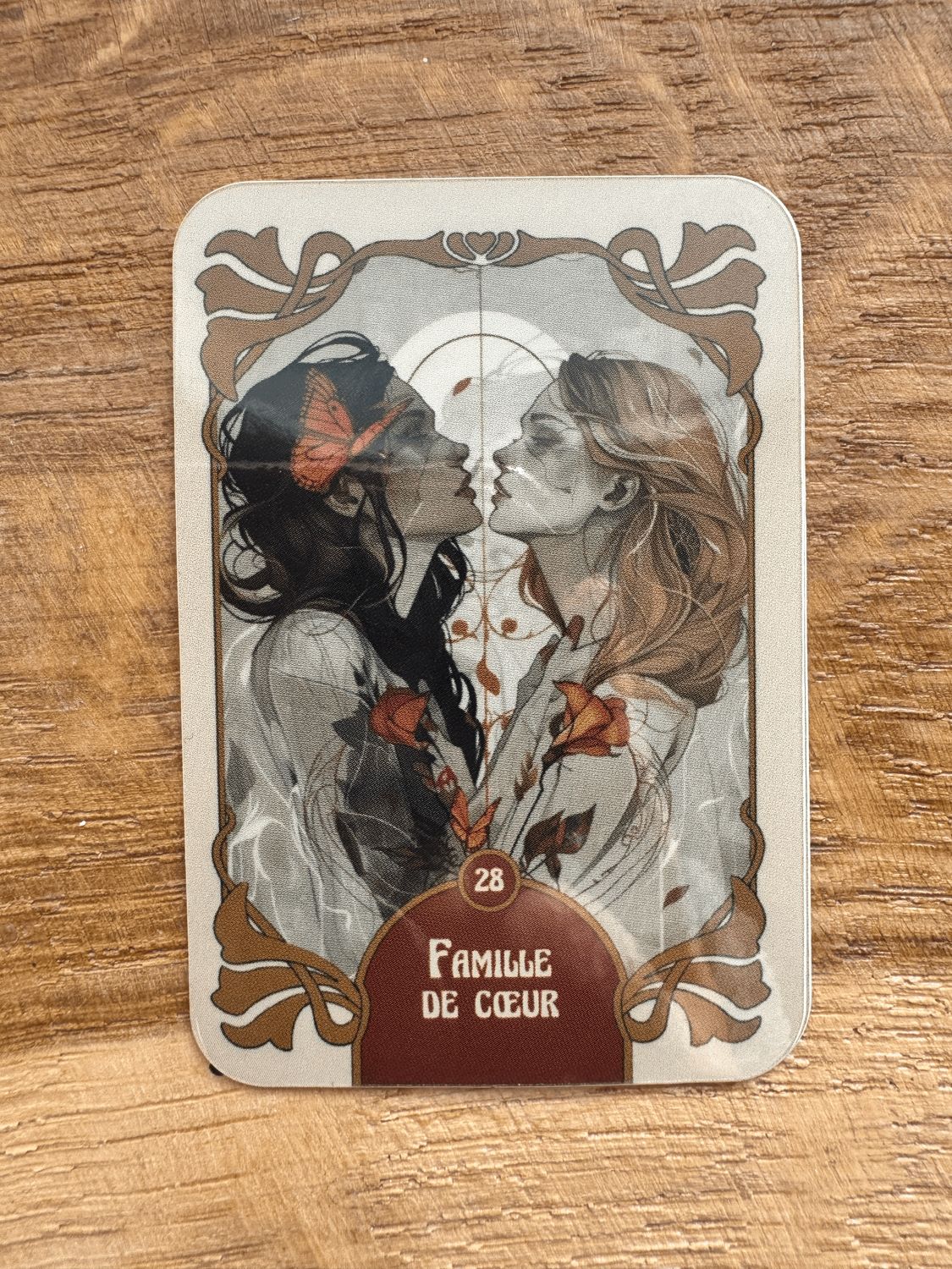 Sticker Famille de coeur