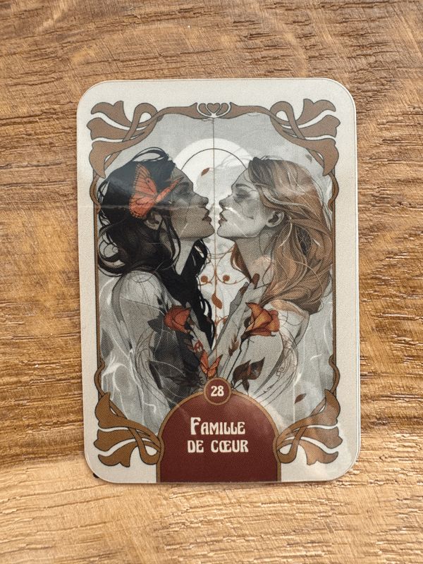 Sticker Famille de coeur