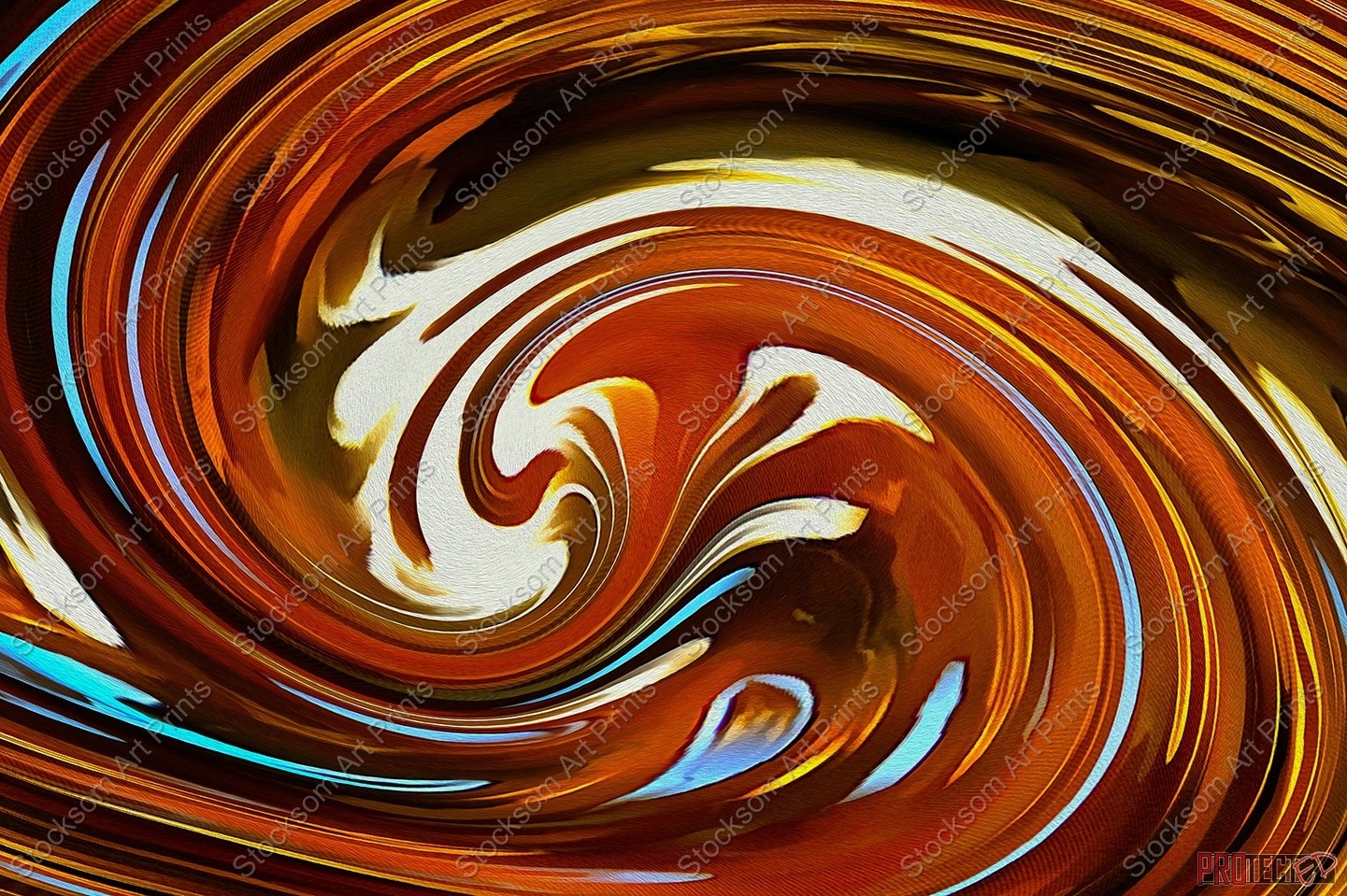 Water And Rocks Abstract