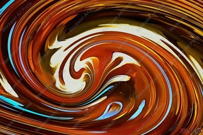 Water And Rocks Abstract