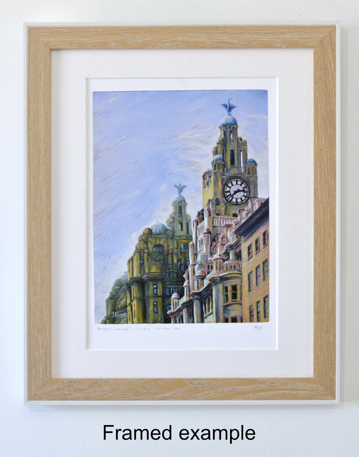 &#39;Van Gogh&#39;s Liver Birds&#39; Giclee Print