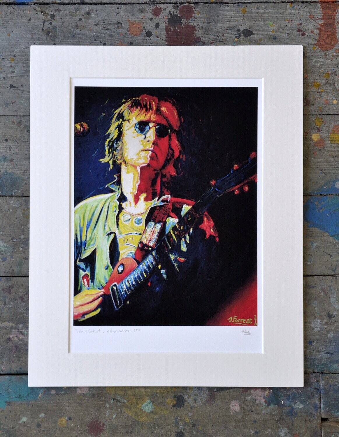 &#39;John in Concert&#39; Print