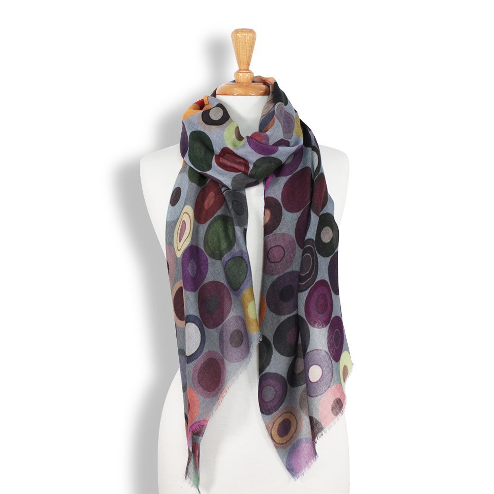 Modern Spot Pure Merino Wool Scarf