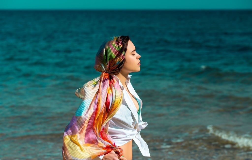 Orchid Pure Silk Scarf