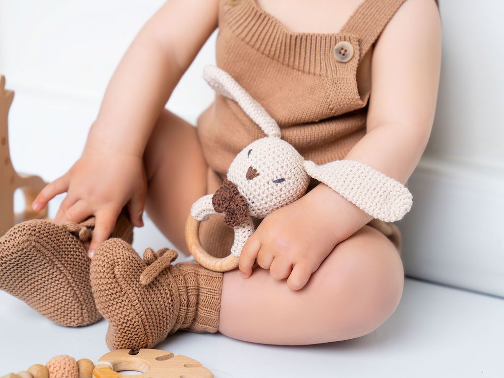 Floppy Bunny Teether Rattle - Bundle & Save 20%