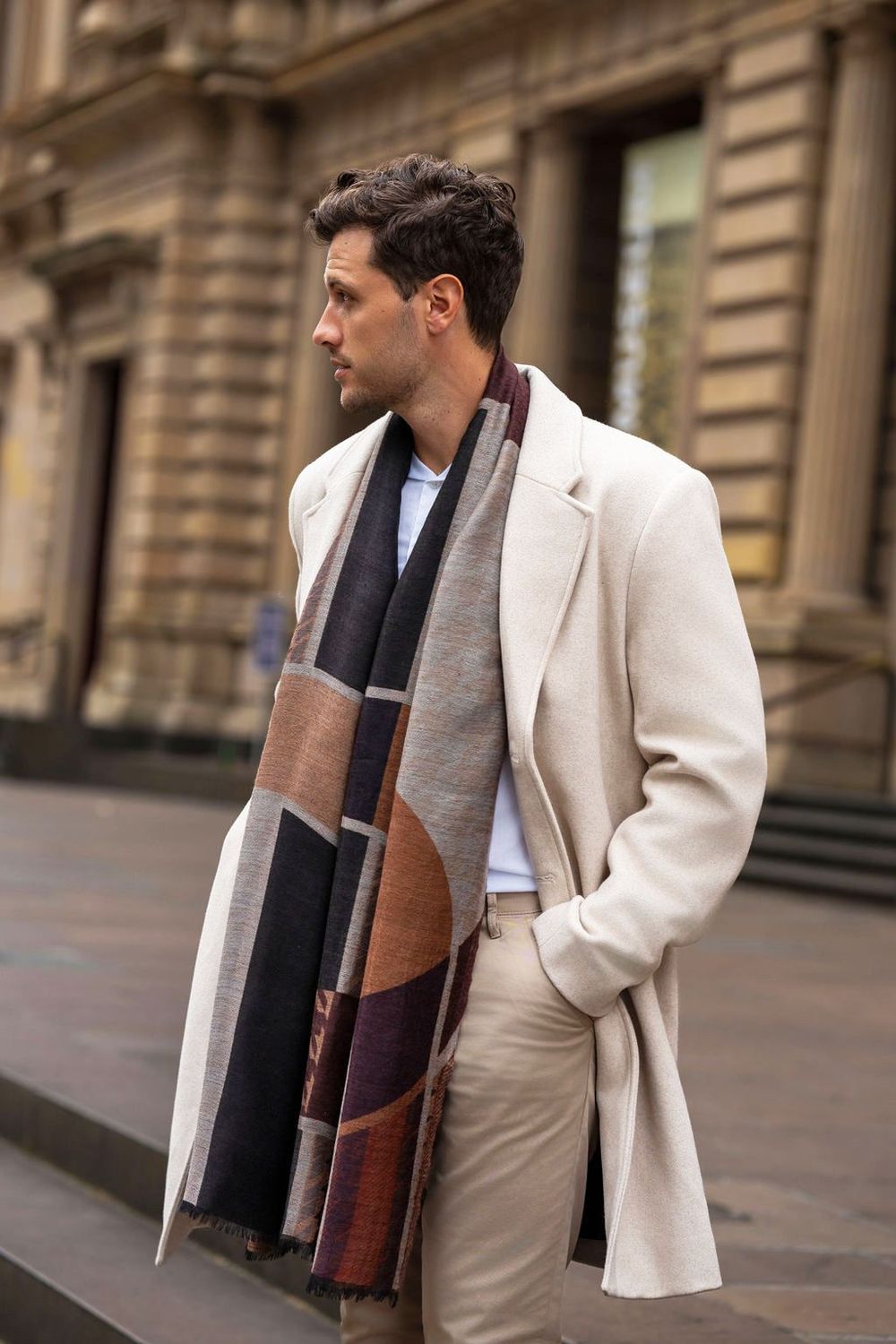 Agnes Reversible Merino Wool Scarf