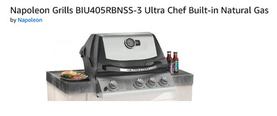 Napoleon Ultra Chef Built In BBQ