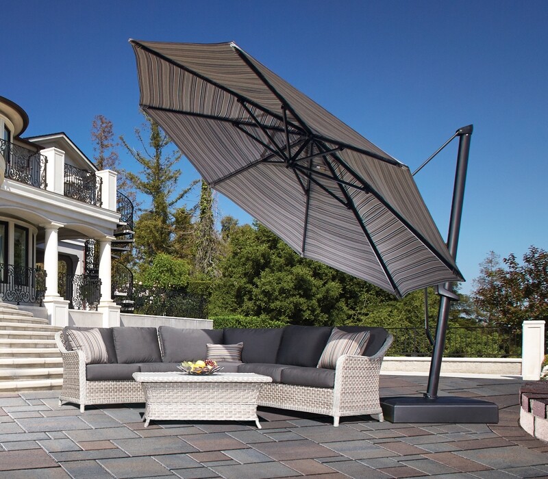 13 13" AKZ PLUS Round Cantilever Umbrella