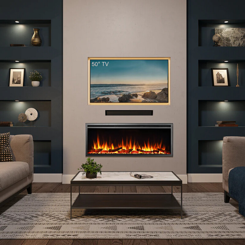 Wall Mount Electric Fireplace
