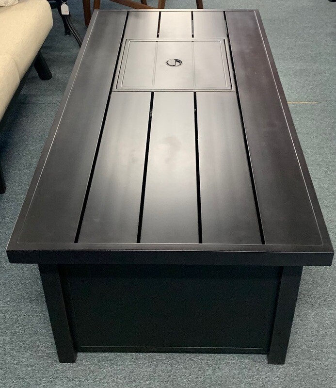 Austin 60 x 30 Rectangle Aluminum Slat Fire Pit Austin 60 x 30 Rectangle Aluminum Slat Fire Pit