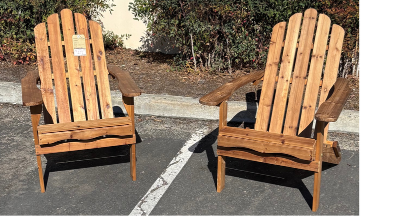 2 Wood Adirondacks for Less Than the Price of One
