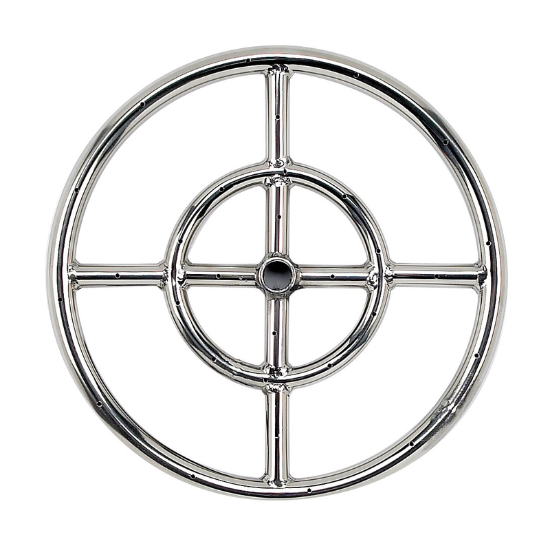 American Fireglass Fire Pit Rings (Multiple Sizes)