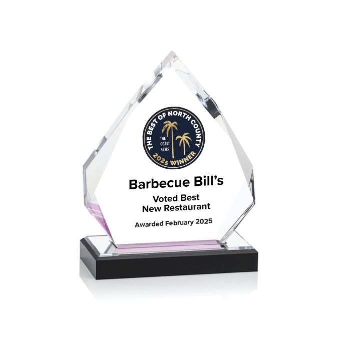 Acrylic Winner's Award - Diamond