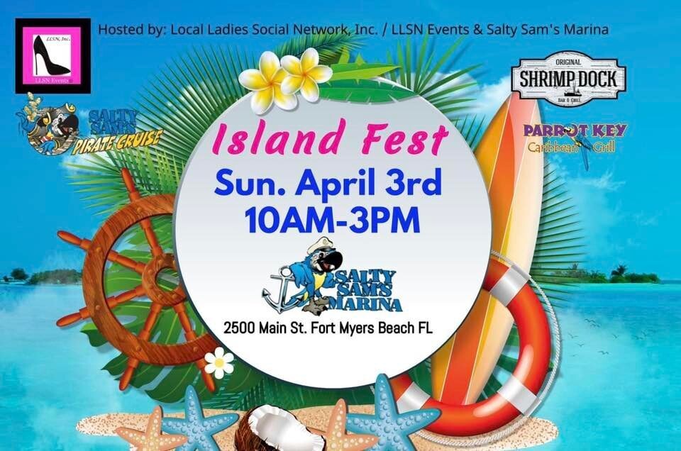 Island Fest in Fort Myers Beach (OUTDOORS)- Sun. April 3rd