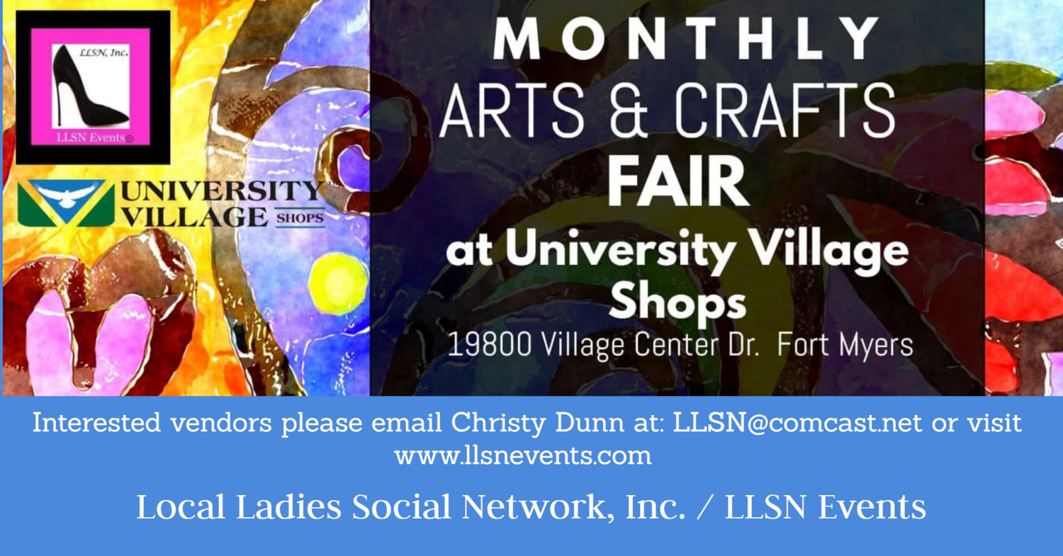 Arts & Crafts Fair- Fort Myers-July 23rd-University Village Shops