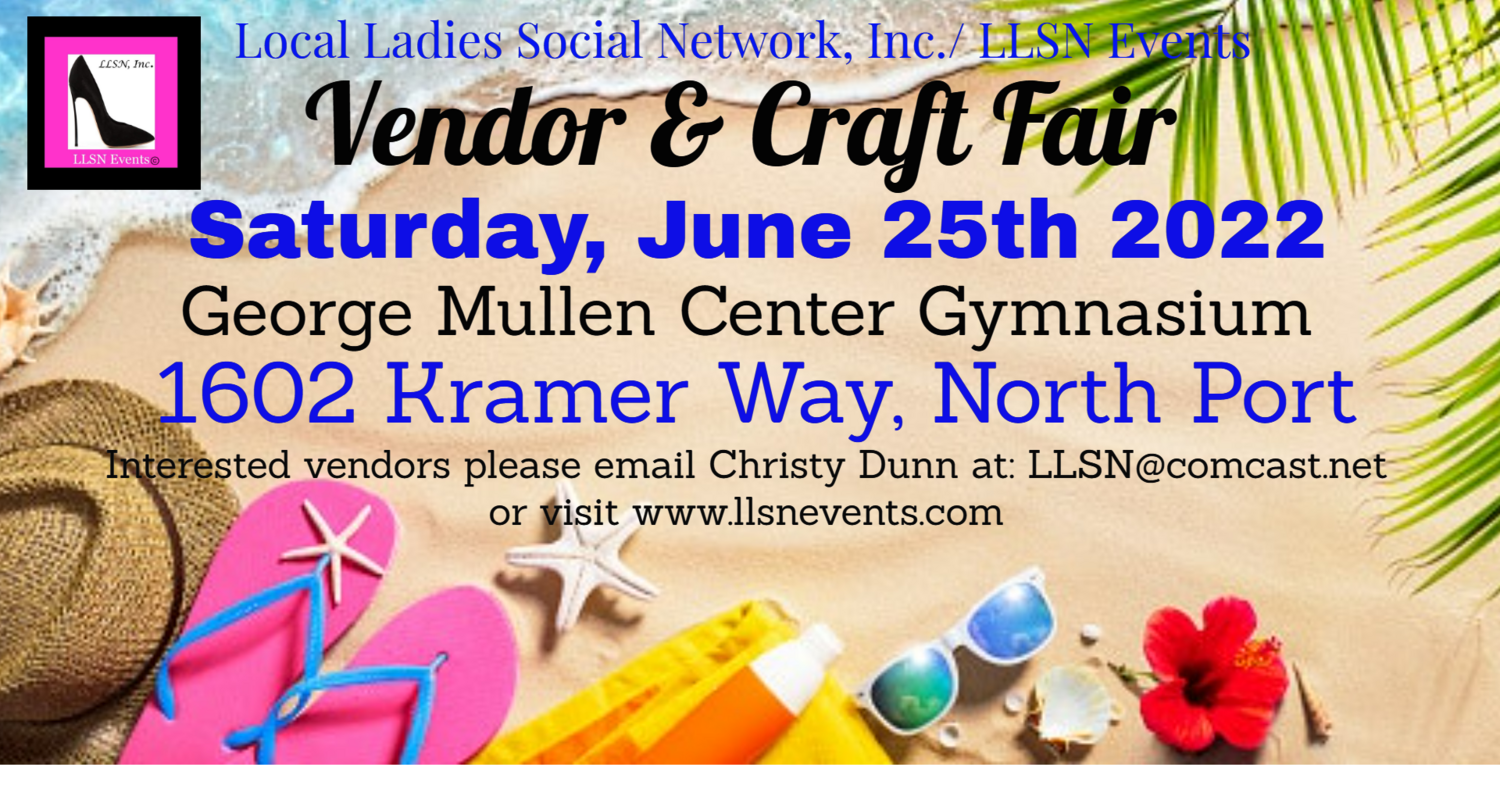 Vendor & Craft Fair- Indoors in North Port, June 25th