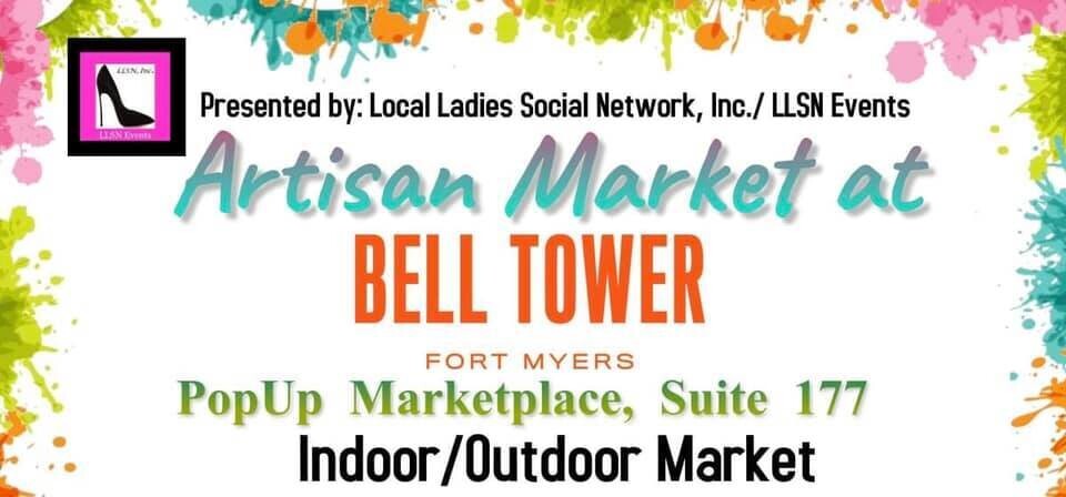 OUTDOOR 10X10 AREA SPACE- Artisan Market at Bell Tower - Sat. November 12th