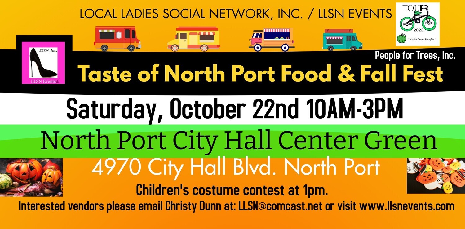 Taste of North Port Food & Fall Fest - Oct 22nd