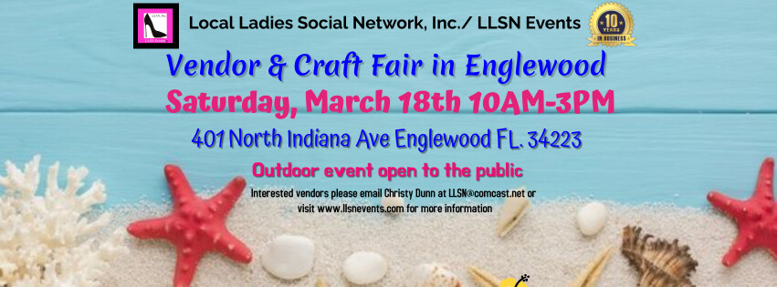 Vendor & Craft Fair in Englewood (OUTDOORS)- March 18th 2023