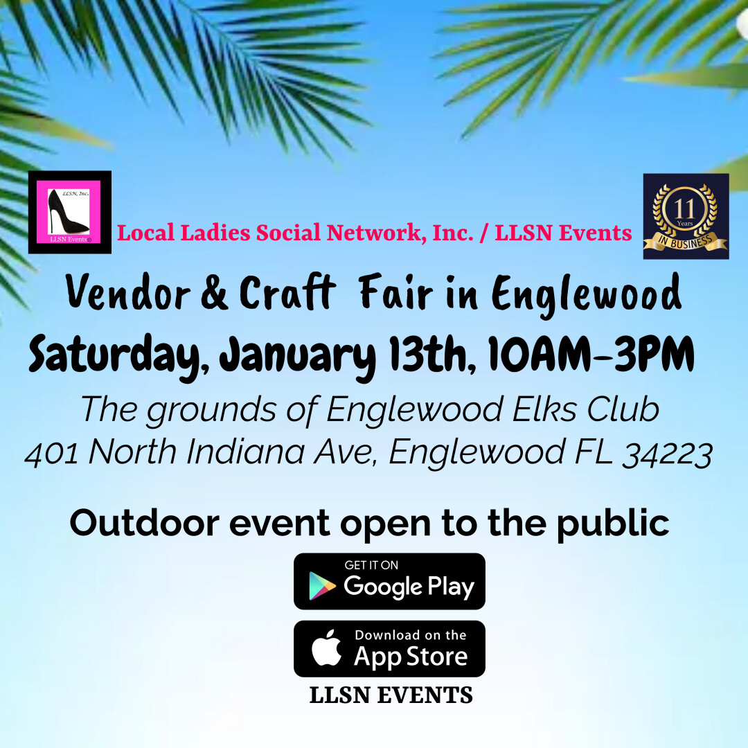 Vendor & Craft Fair in Englewood (OUTDOORS)- JANUARY 13TH 2024 *FOOD TRUCK SPOTS ARE FULL** Only food trucks who have paid for their spot are confirmed.