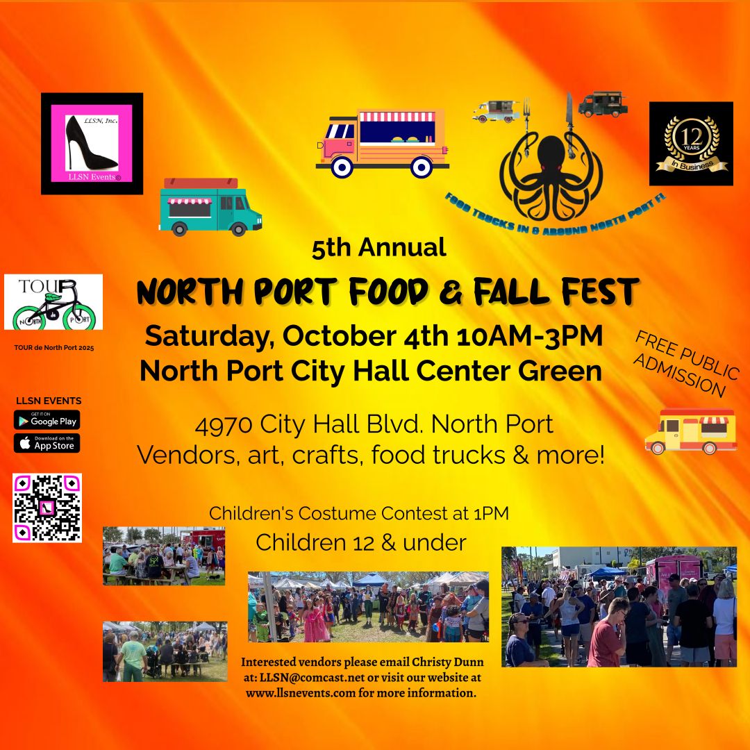 5th Annual North Port Food &amp; Fall Fest - Saturday, Oct 4th