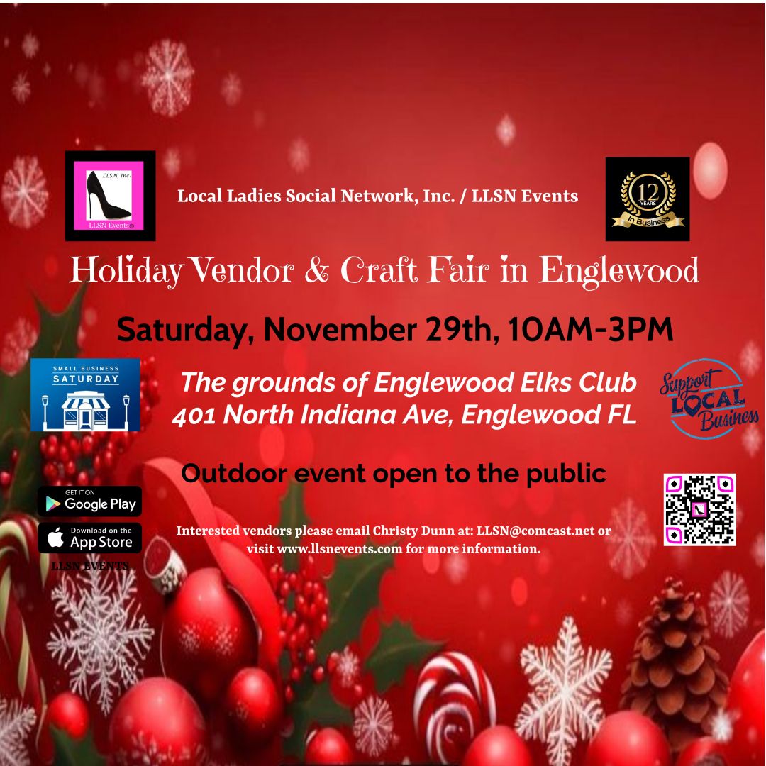 Holiday Vendor &amp; Craft Fair in Englewood (OUTDOORS)- November 29th - Small Business Saturday