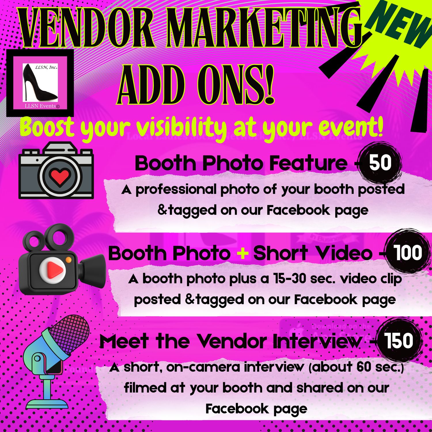 ​LLSN Vendor Marketing Add-Ons