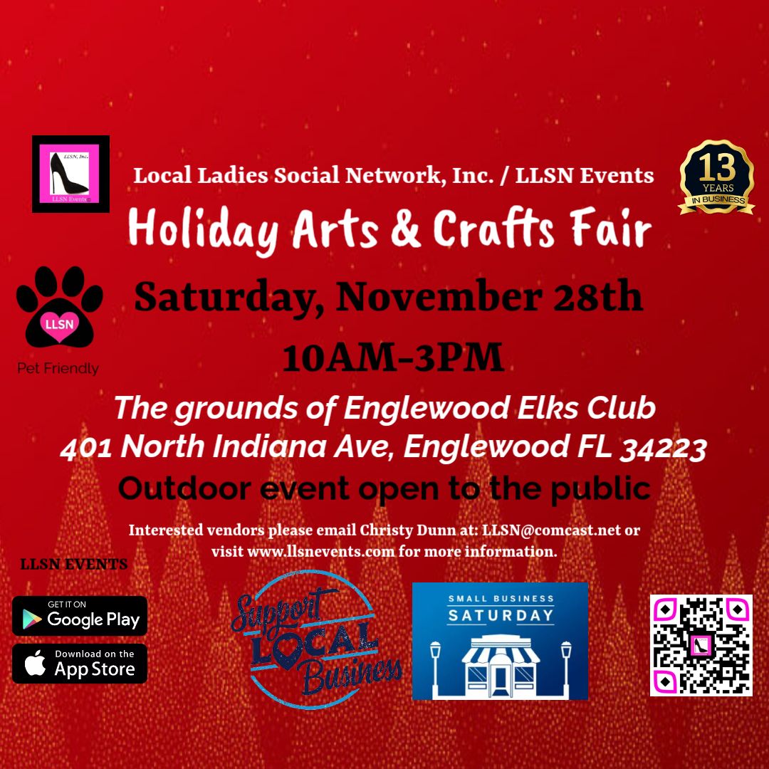 Holiday Arts &amp; Crafts Fair in Englewood (OUTDOORS)- November 28th - Small Business Saturday