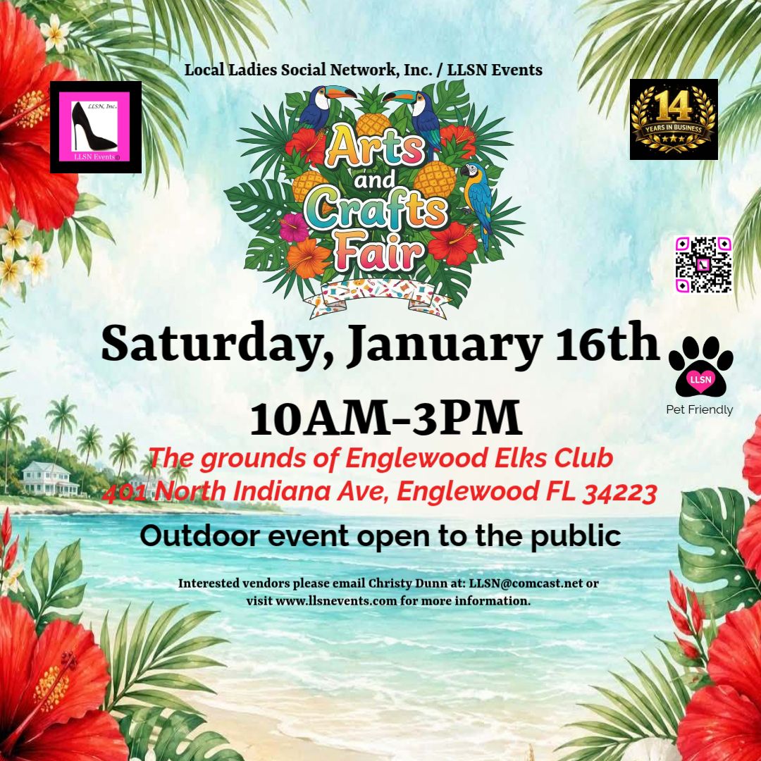Arts &amp; Crafts Fair in Englewood (OUTDOORS)- Saturday, January 16th