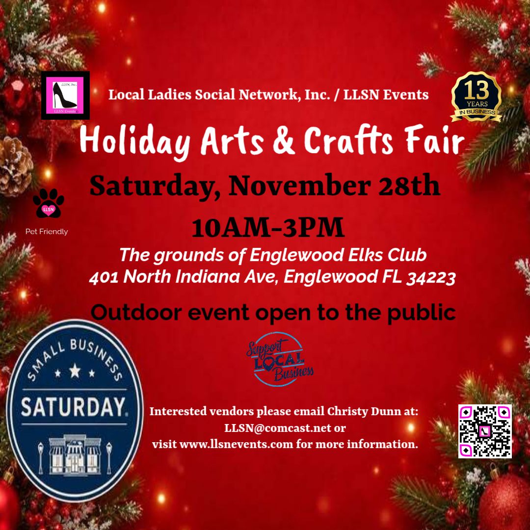 Holiday Arts &amp; Crafts Fair in Englewood (OUTDOORS)- Saturday, November 28th