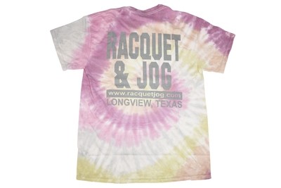 Racquet & Jog Old School Fashion Youth Tie Dye Tee