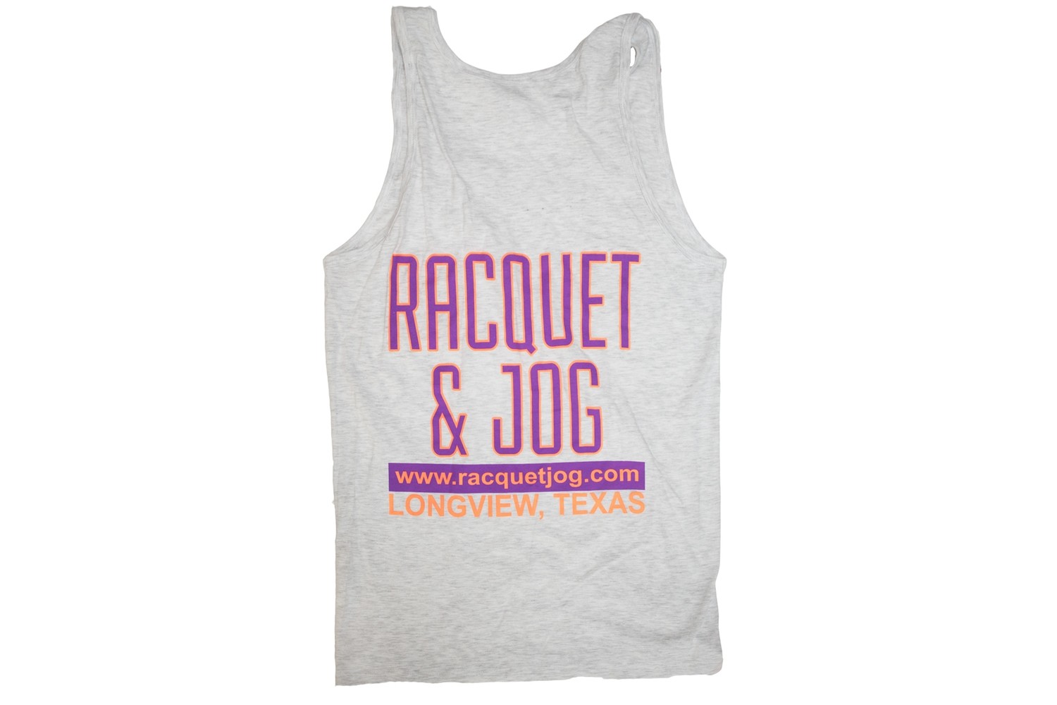 Racquet &amp; Jog Old School Retro Print Jersey Tank