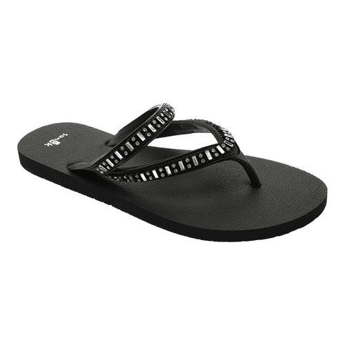 sanuk rhinestone flip flops