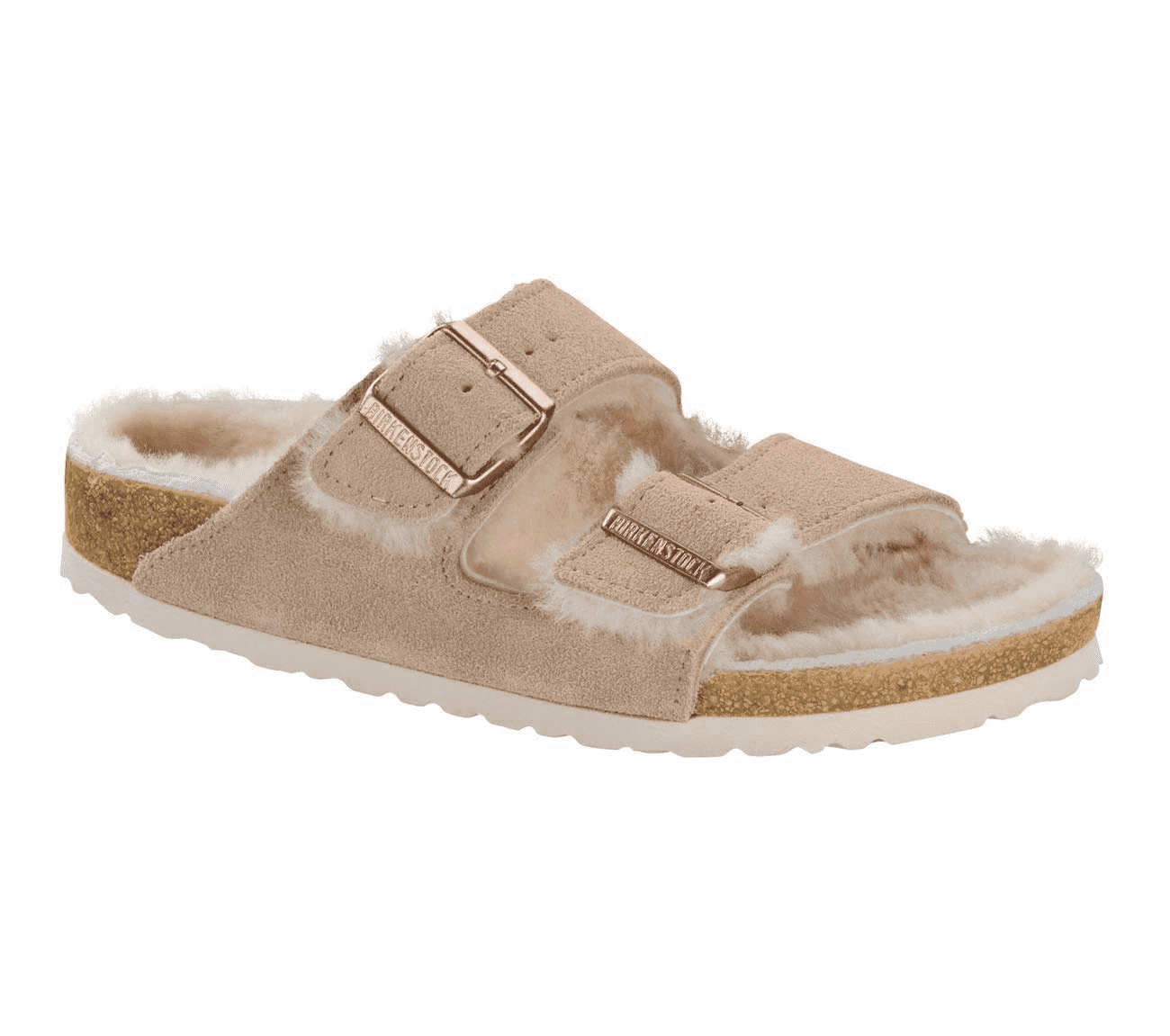 arizona shearling birkenstock sandal