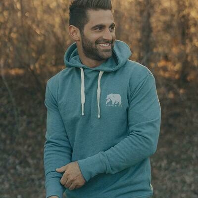 The Normal Brand Men's Two Toned Bear Hoodie The Normal Brand Men's Two Toned Bear Hoodie