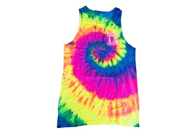 Racquet &amp; Jog Old School Fashion Tie Dye Tank