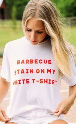 Charlie Southern BBQ Stain On My White T-Shirt Tee Charlie Southern BBQ Stain On My White T-Shirt Tee