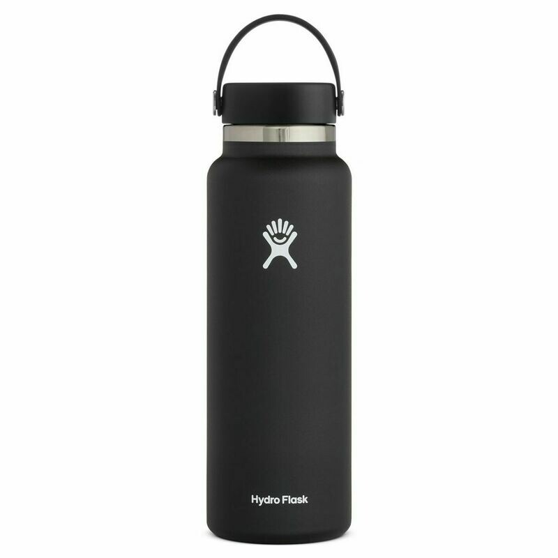 Hydro Flask 40oz Wide Mouth 2.0- Black Hydro Flask 40oz Wide Mouth 2.0- Black