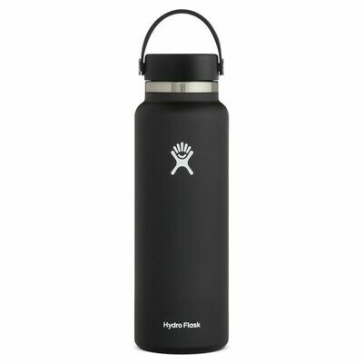 Hydro Flask 40oz Wide Mouth 2.0- Black