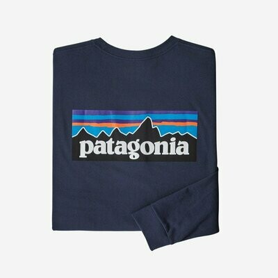 Patagonia Men&#39;s Long Sleeve P-6 Logo Responsibili Tee