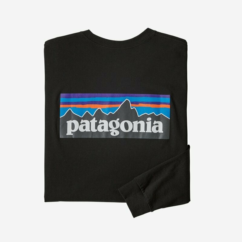 Patagonia Men&#39;s Long Sleeve P-6 Logo Responsibili Tee