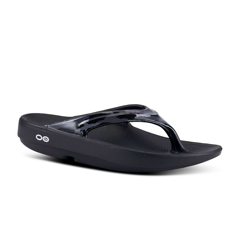 Oofos OOlala Thong Limited Edition- Black Camo