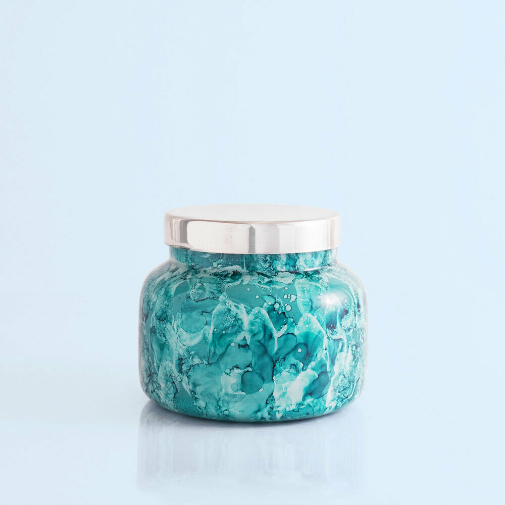 Capri Blue 19 oz Watercolor Signature Jar Candle Volcano