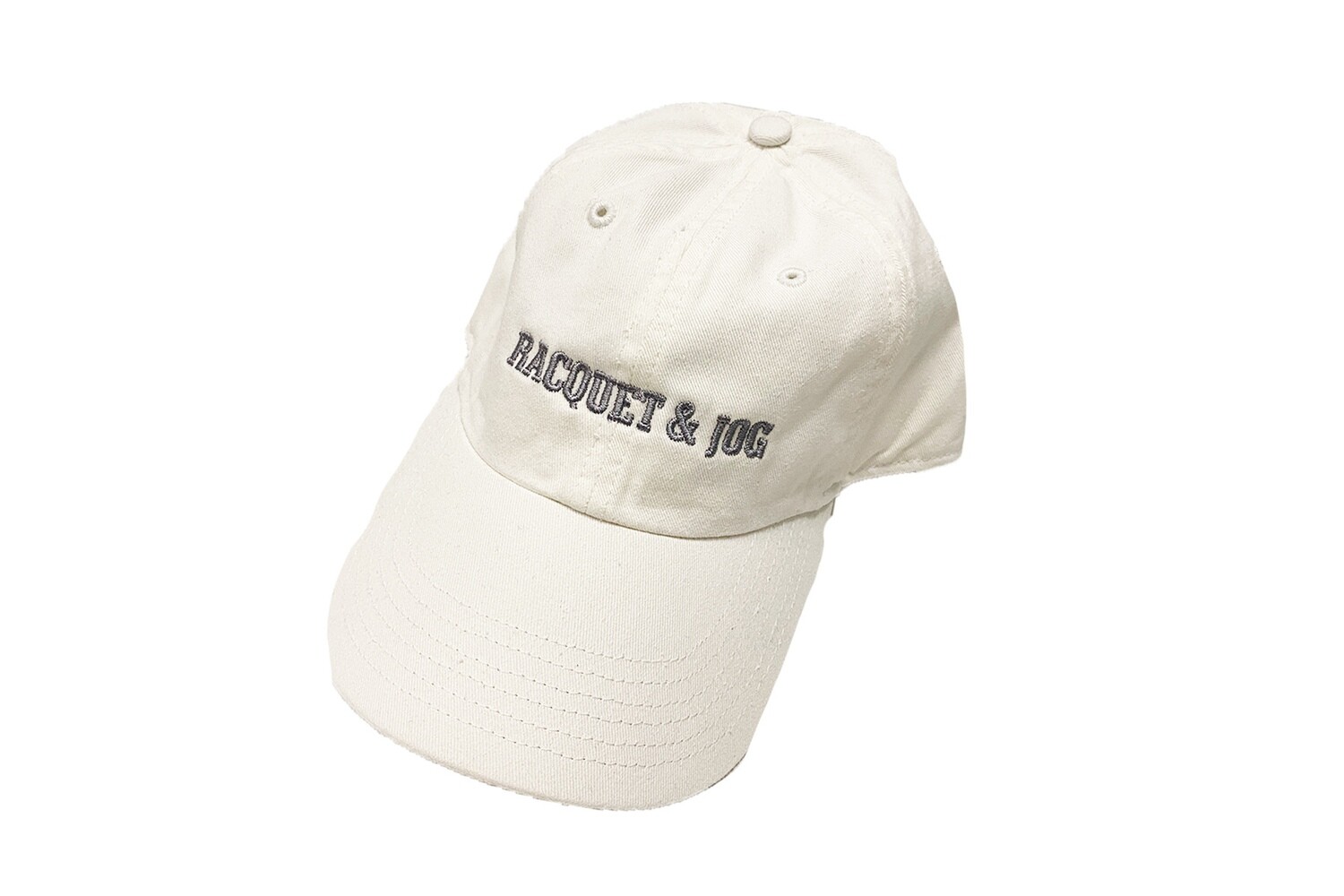 Racquet and Jog Statement Hat White