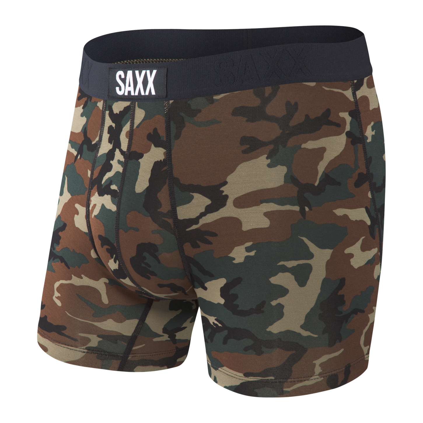 SAXX Vibe Men&#39;s Boxer Brief - Woodland Camo