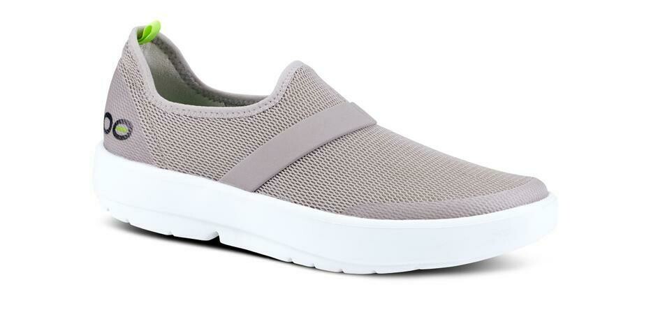 Oofos Women&#39;s OOmg Low - Grey and White
