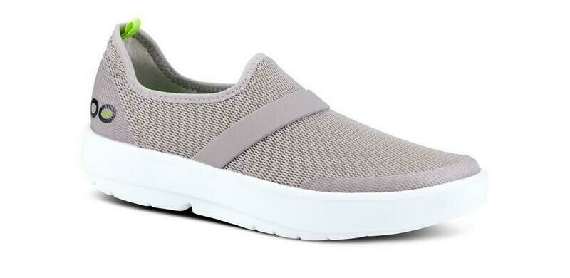 Oofos Women&#39;s OOmg Low - Grey and White